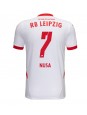 RB Leipzig Antonio Nusa #7 Domácí Dres 2024-25 Krátký Rukáv